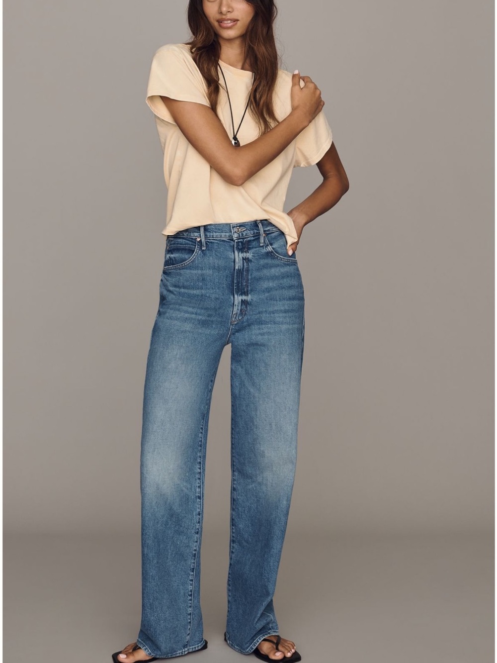 MOTHER tunnel vision sneak straight leg jeans sz 29 NWT 32 inseam